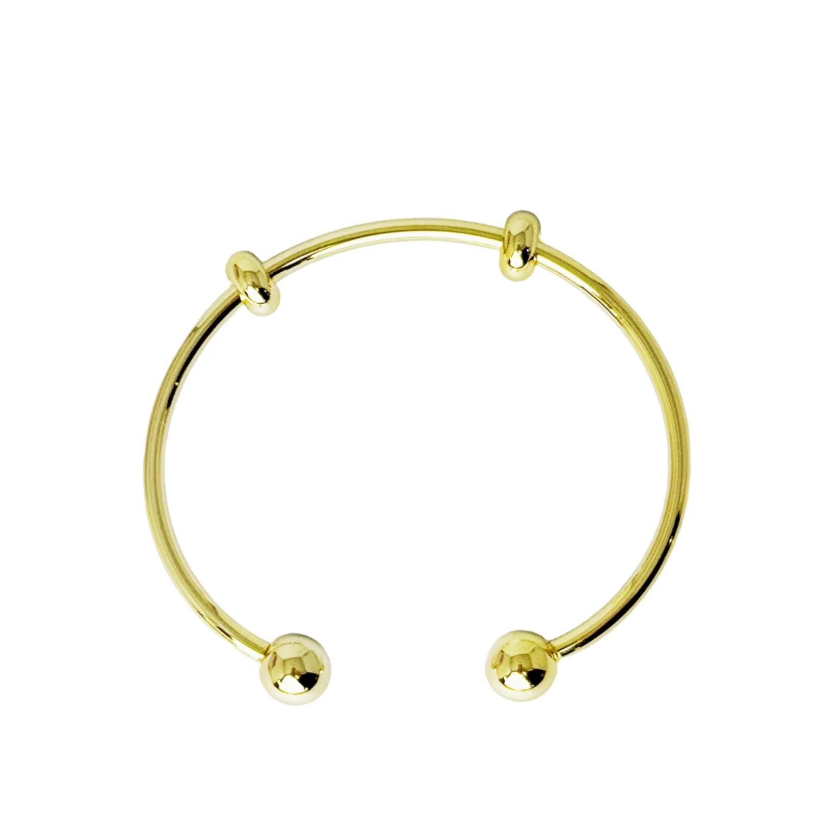 Sis Kiss Slider Charm Cuff