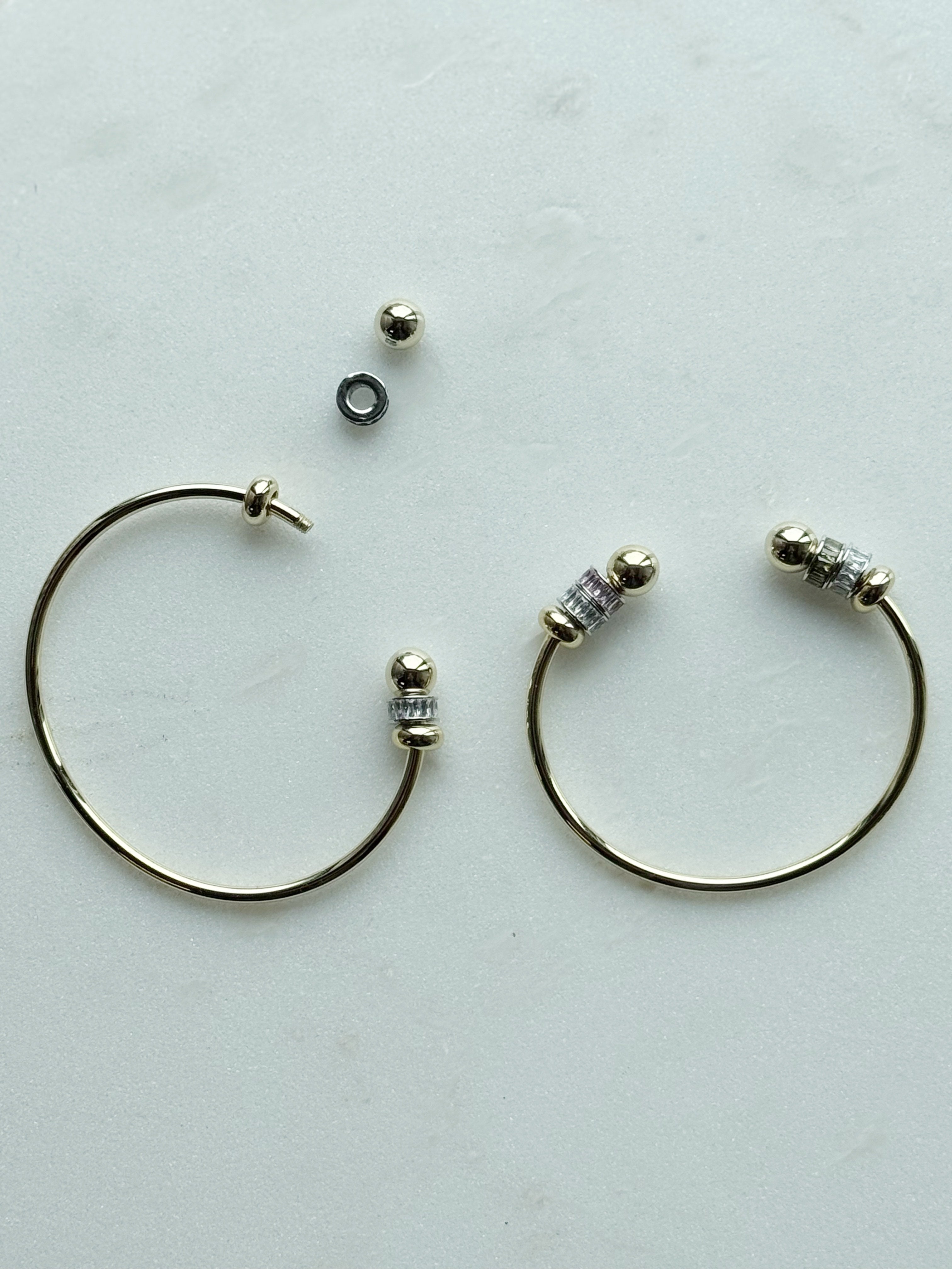 Sis Kiss Slider Charm Cuff