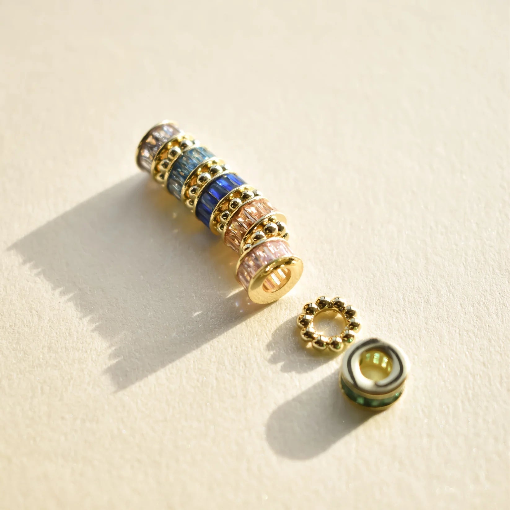 Sis Kiss Slider Birthstone Charms