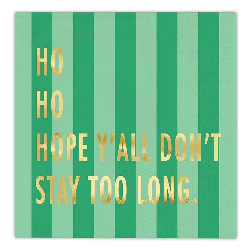 Slant Christmas Napkins