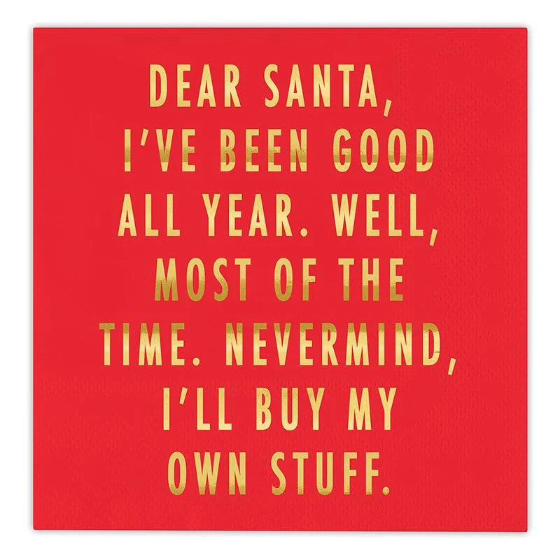 Slant Christmas Napkins