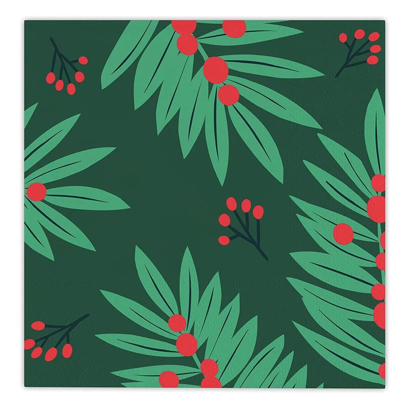 Slant Christmas Napkins