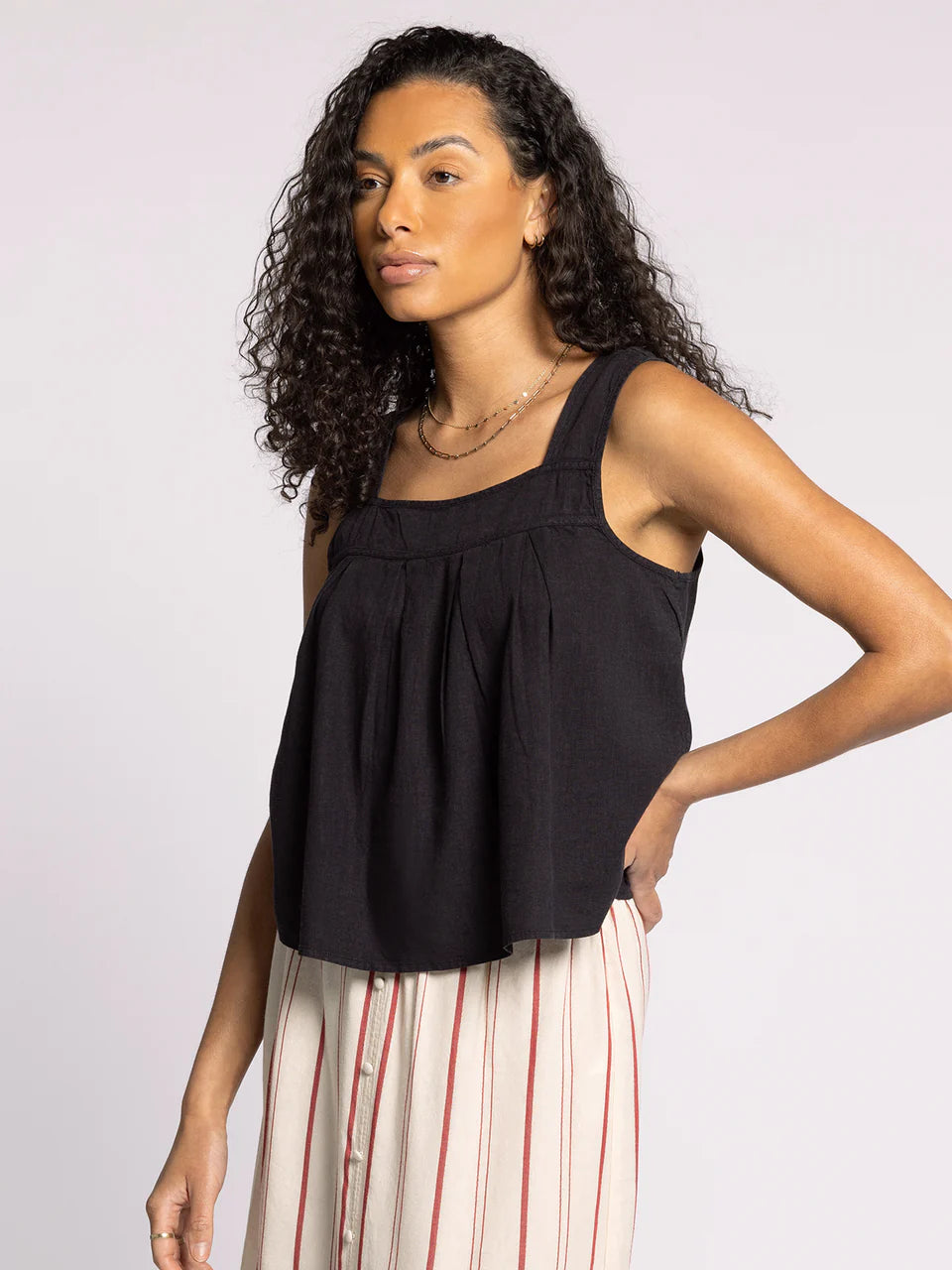 Thread & Supply Lydia Tank - Obsidian