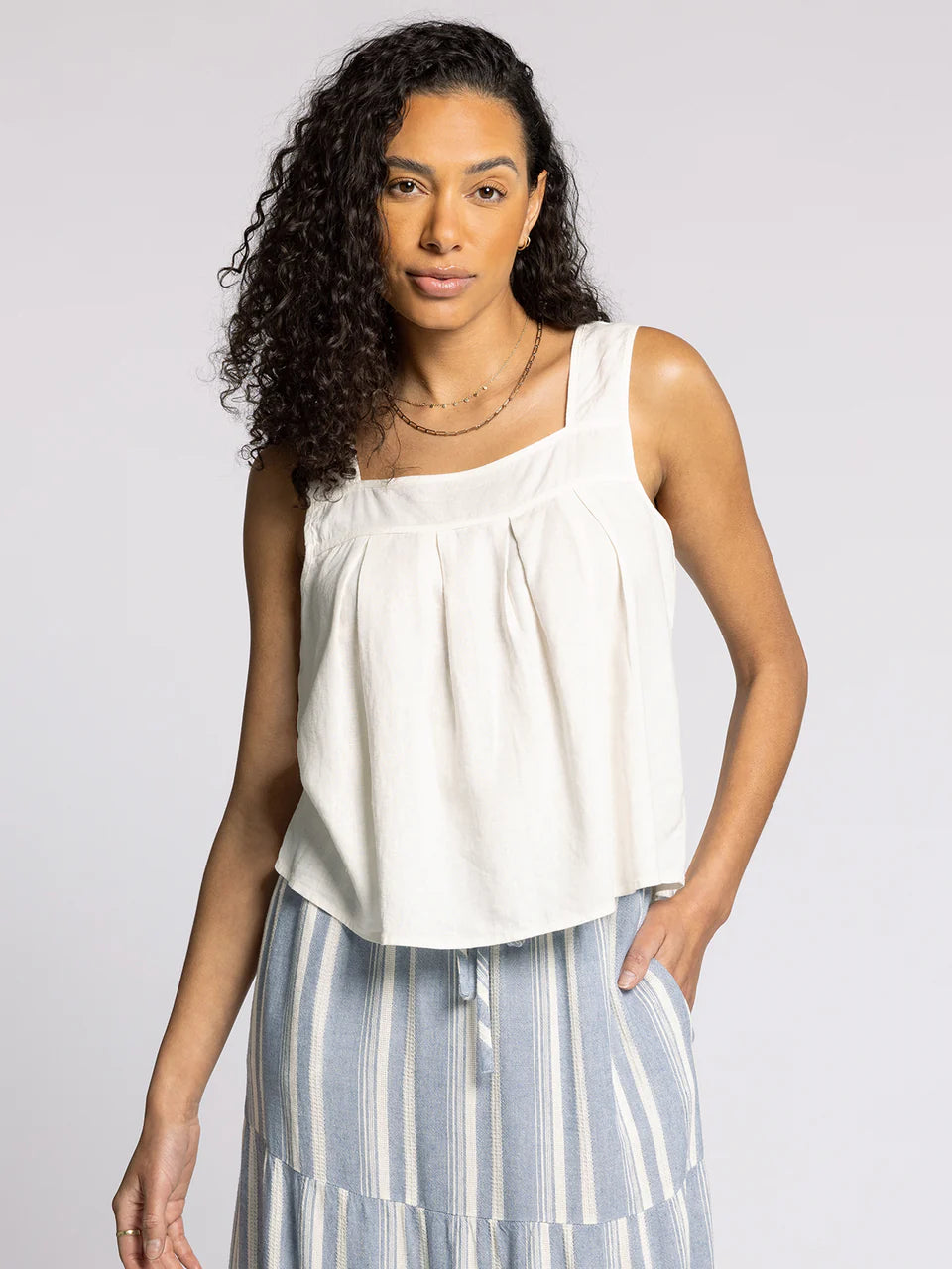 Thread & Supply Lydia Tank - White