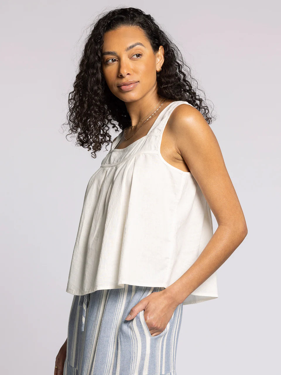 Thread & Supply Lydia Tank - White