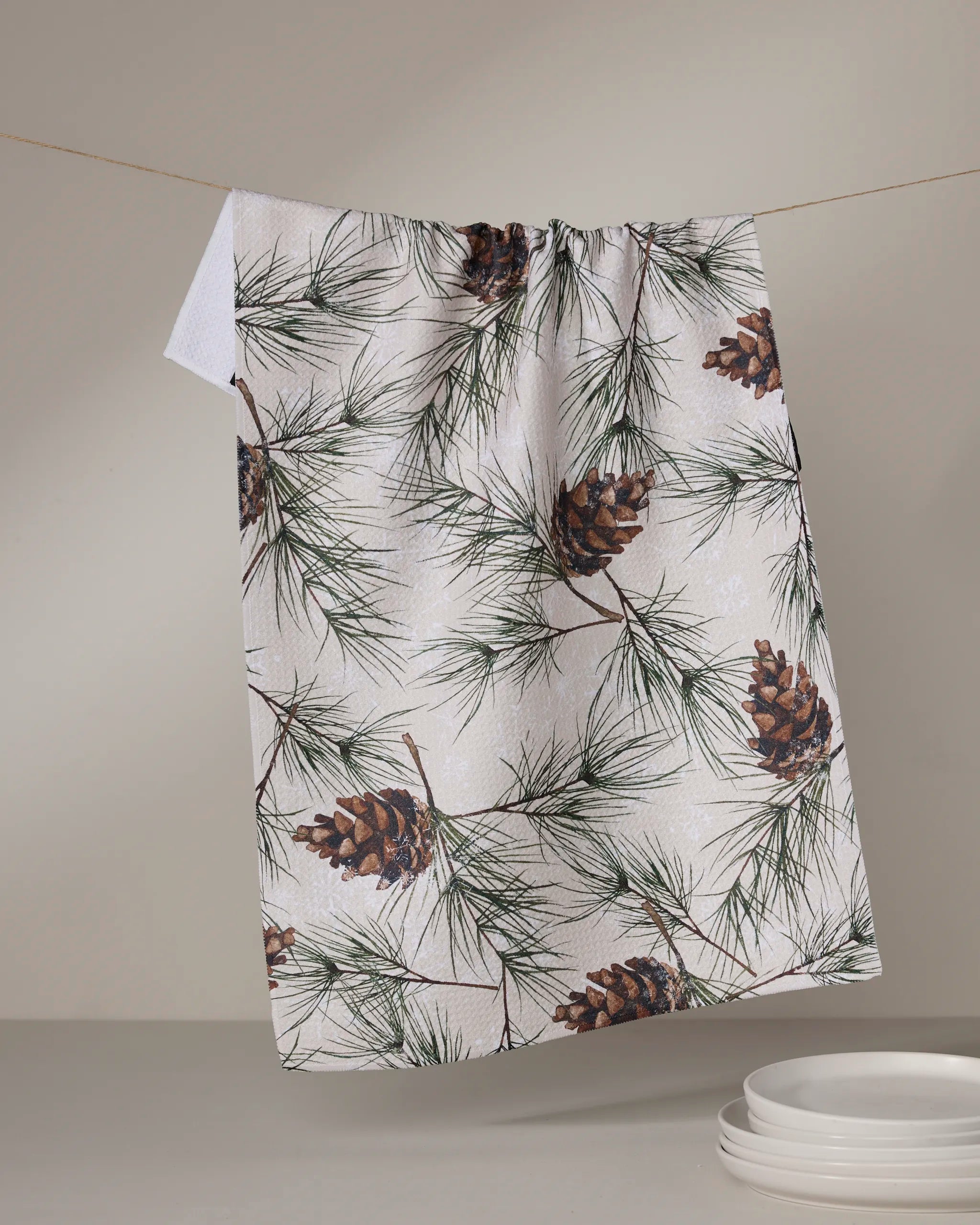 Geometry Christmas Tea Towels