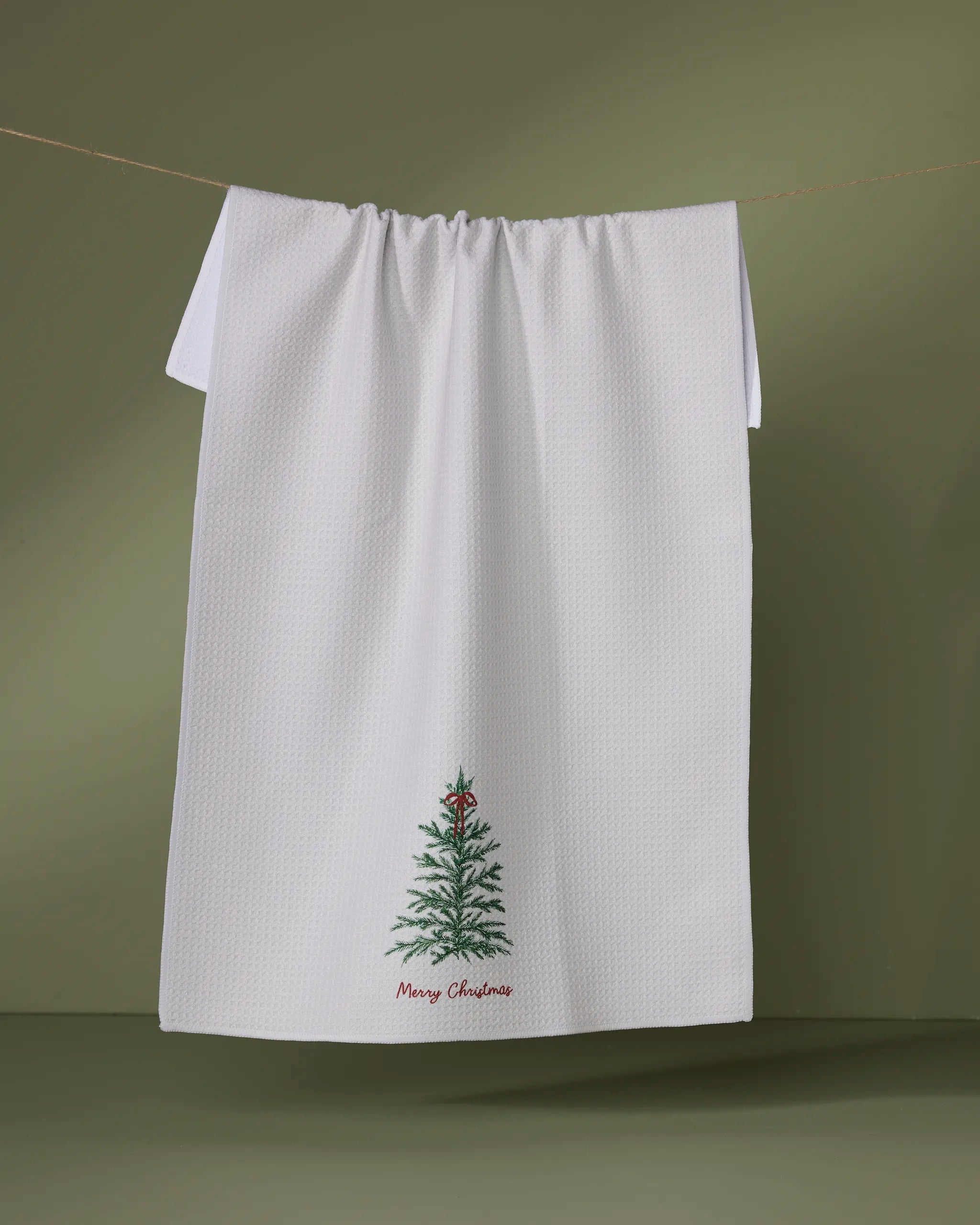 Geometry Christmas Tea Towels