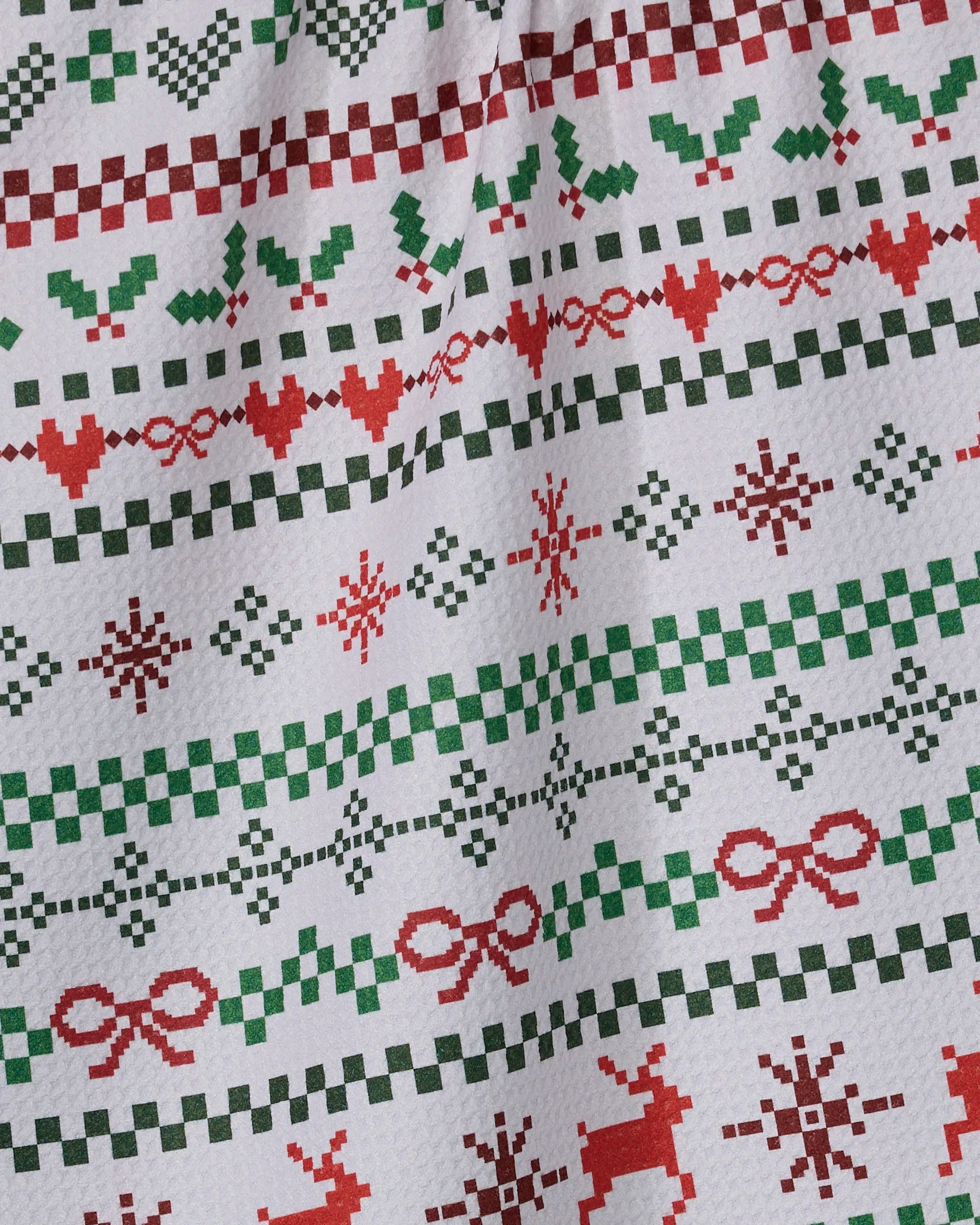 Geometry Christmas Tea Towels
