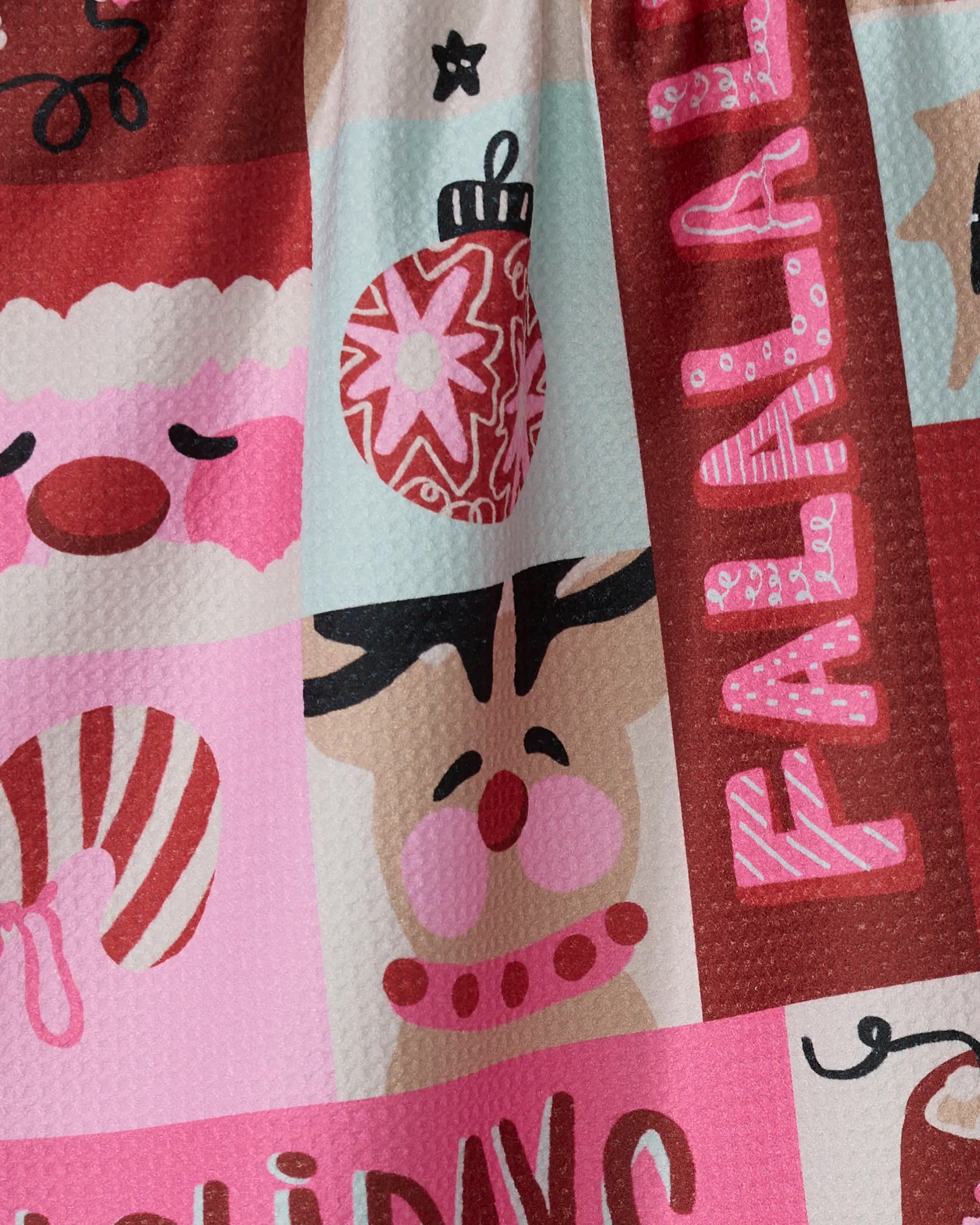 Geometry Christmas Tea Towels