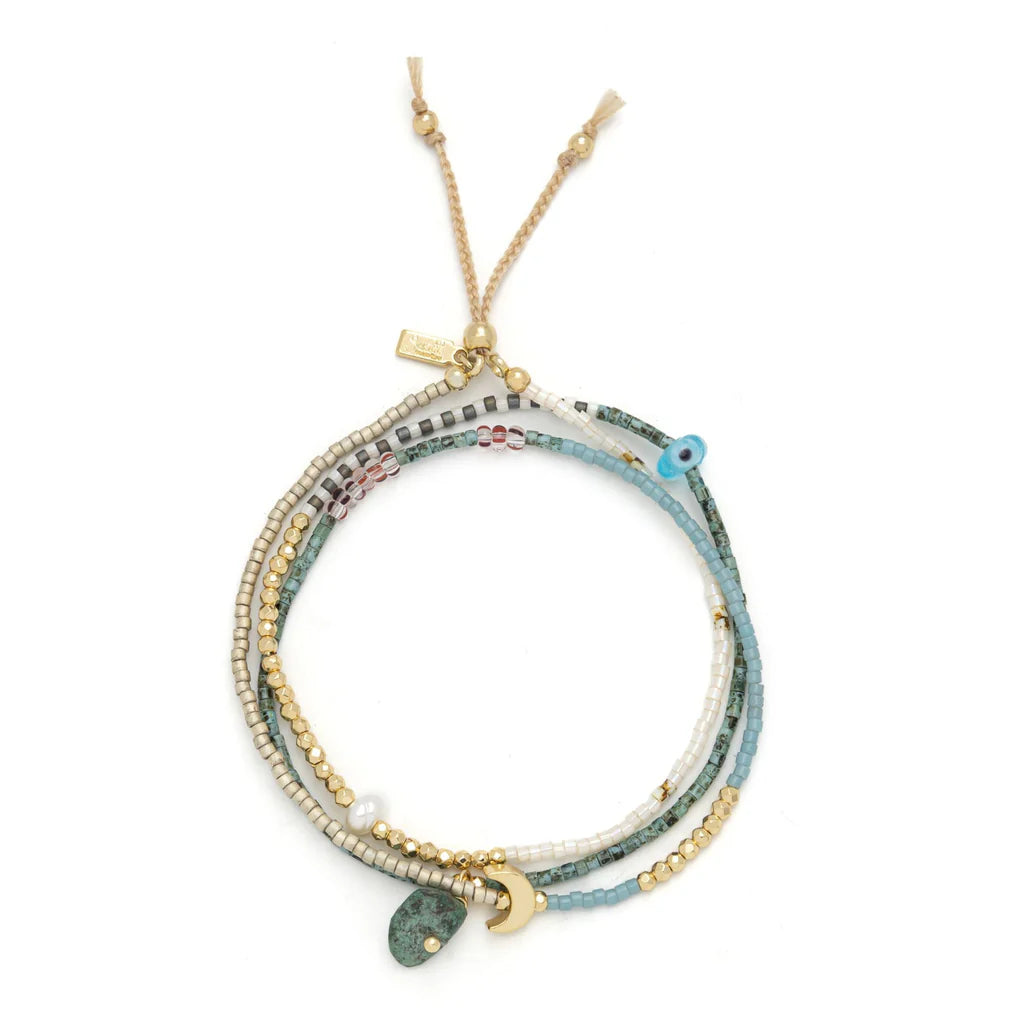 Scout Mixed Media Wrap Bracelet/Necklace