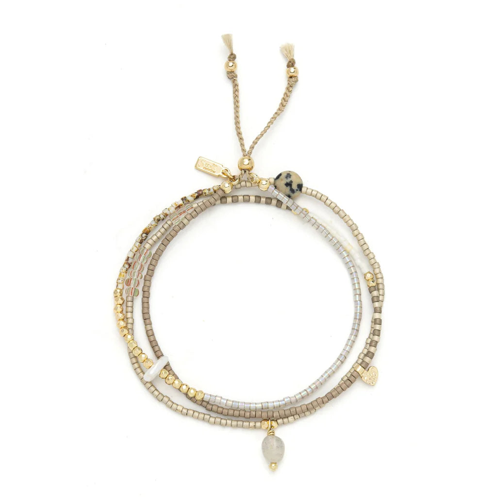 Scout Mixed Media Wrap Bracelet/Necklace