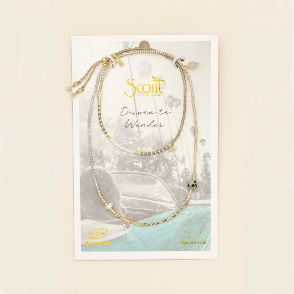 Scout Mixed Media Wrap Bracelet/Necklace