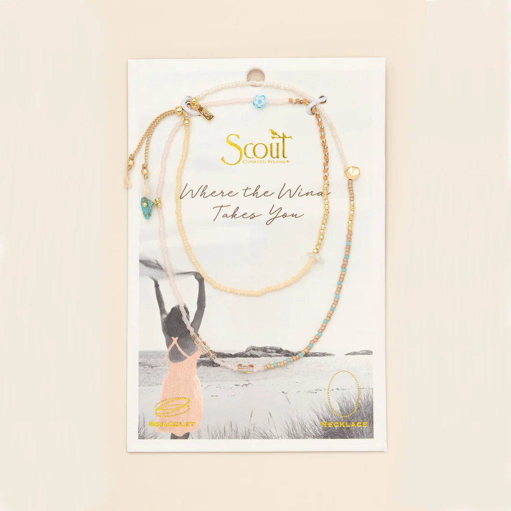 Scout Mixed Media Wrap Bracelet/Necklace