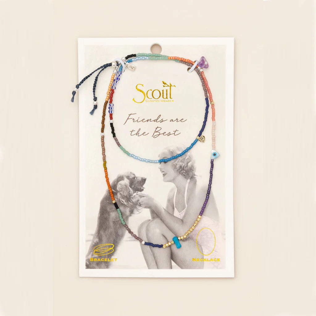 Scout Mixed Media Wrap Bracelet/Necklace