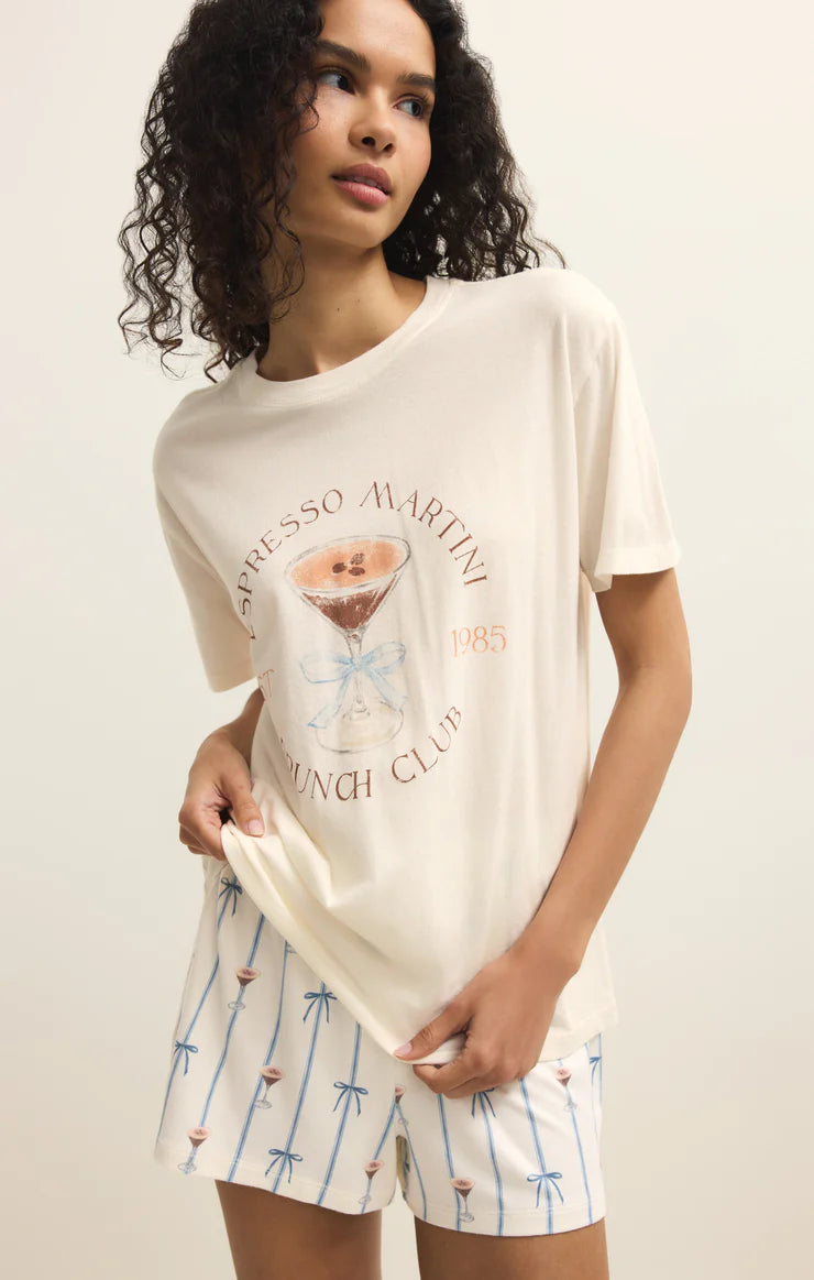 Z Supply Espresso Martini Boyfriend Tee