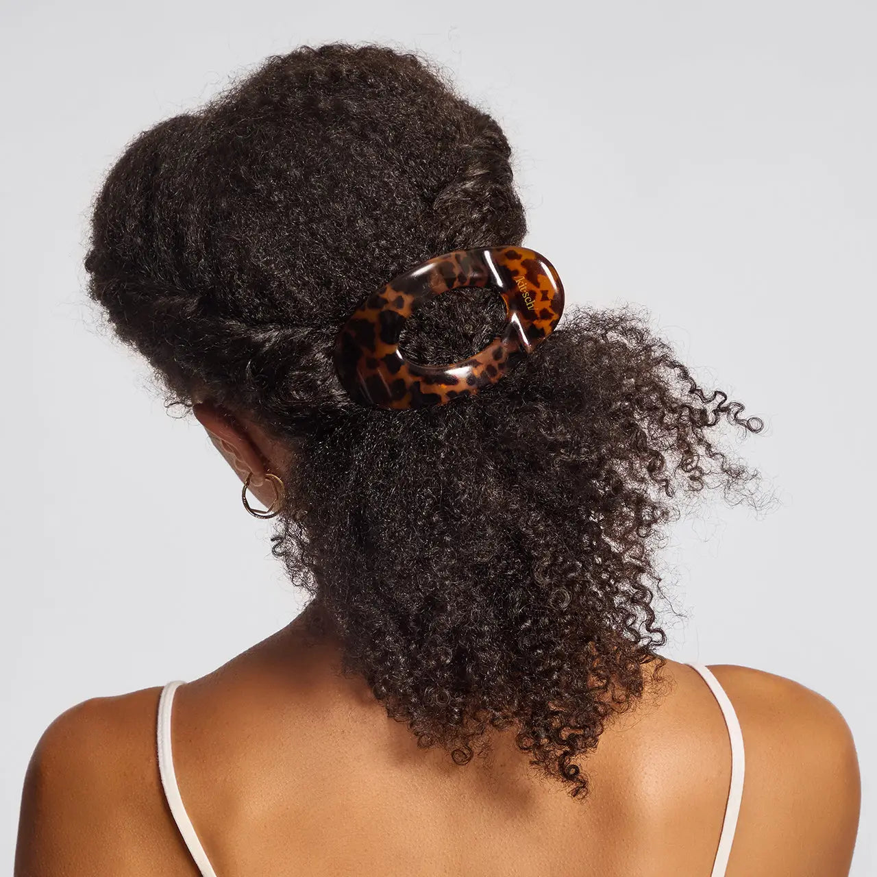 Kitsch Large Flat Cloud Clip - Tortoise