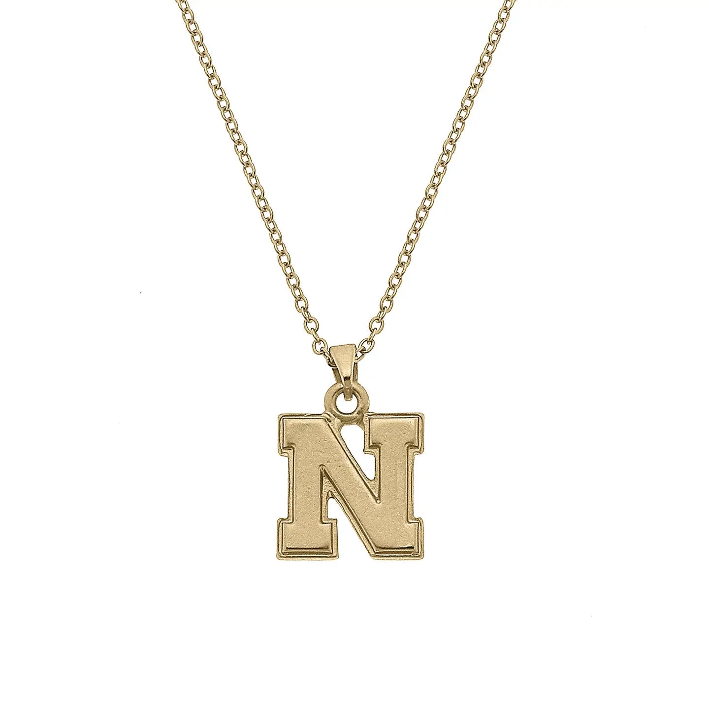 Nebraska Gold Pendant Necklace