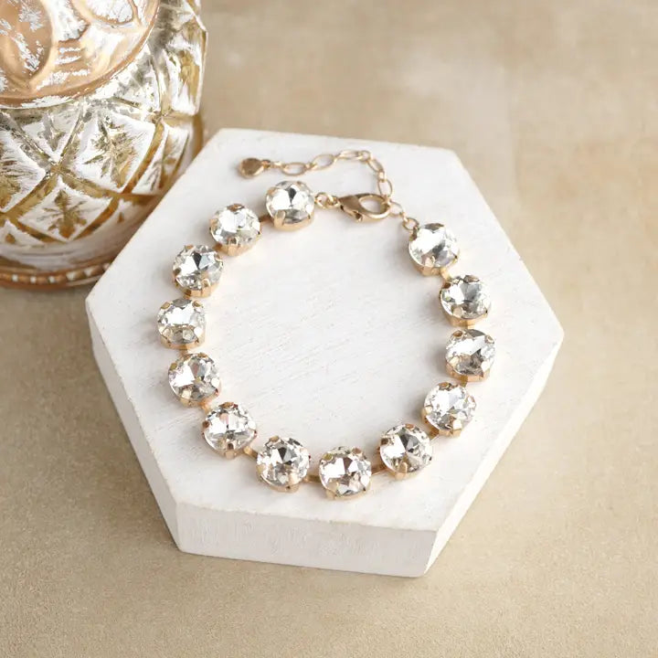 Colorful Glass Crystal Bracelet