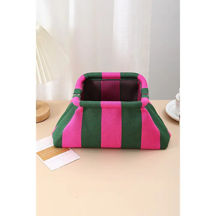 Clasp Clutch Makeup Bag