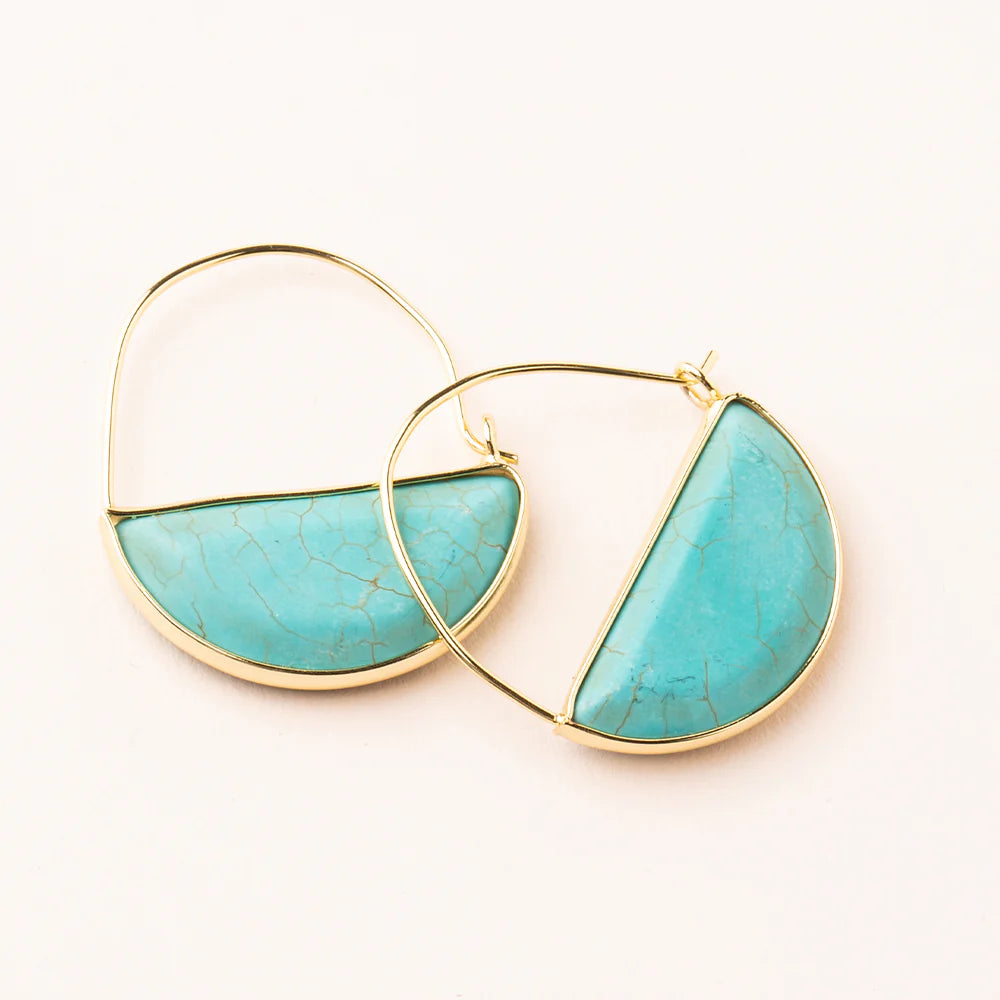 Scout Stone Prism Hoop Earring