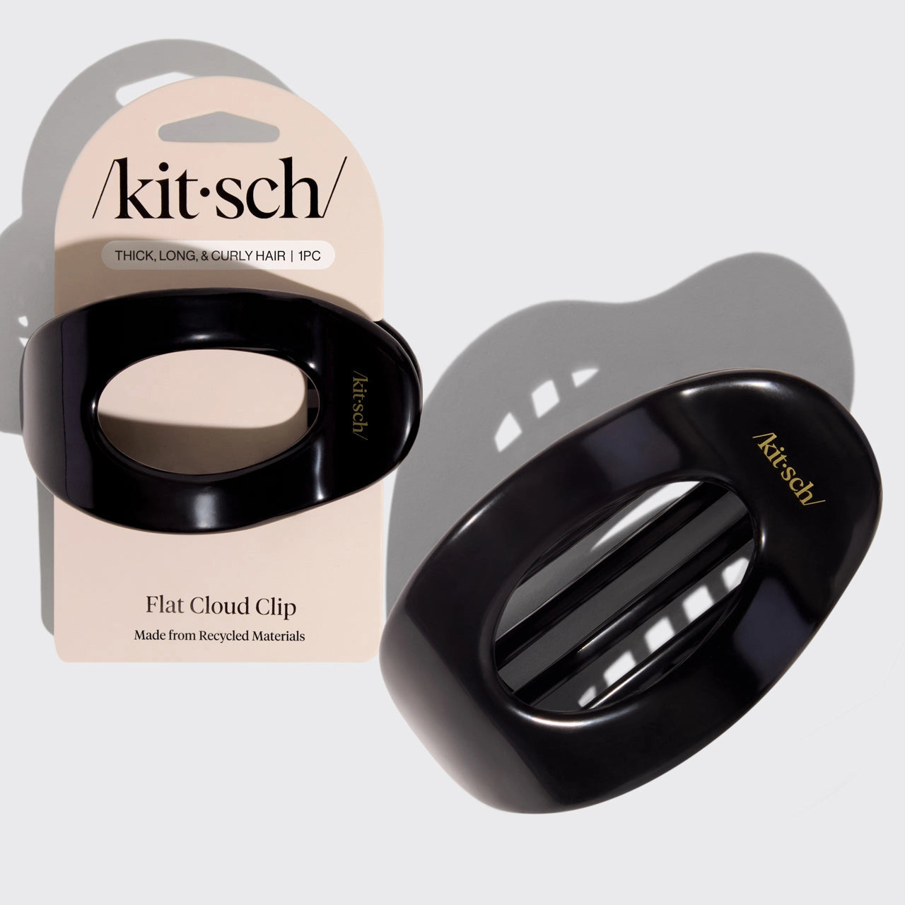Kitsch Black Flat Cloud Clip