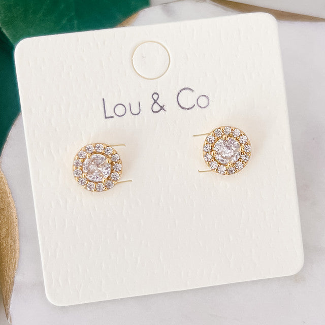 CZ Stud Earrings