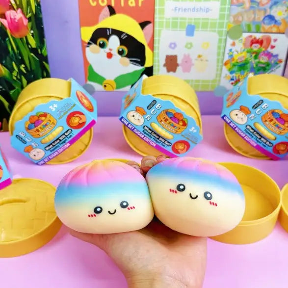 Mystery Rainbow Dumpling Squishy