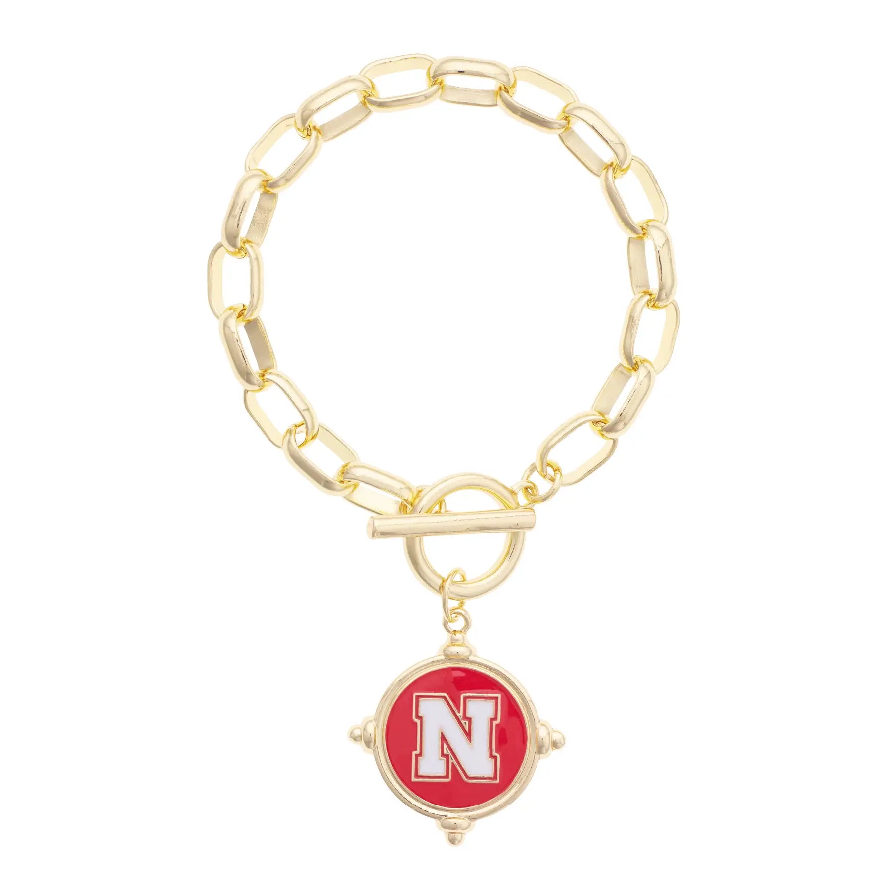 Nebraska Logo Intaglio Bracelet