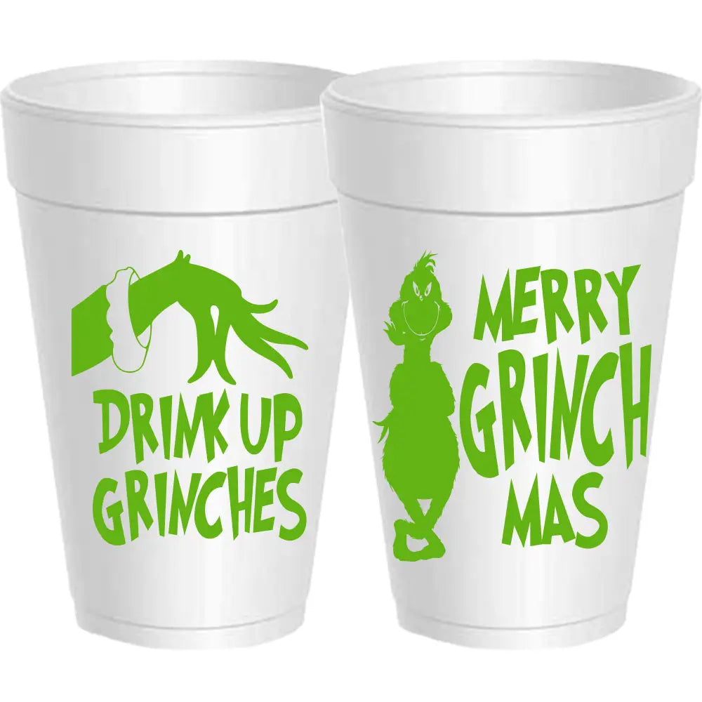 Christmas Styrofoam Cups