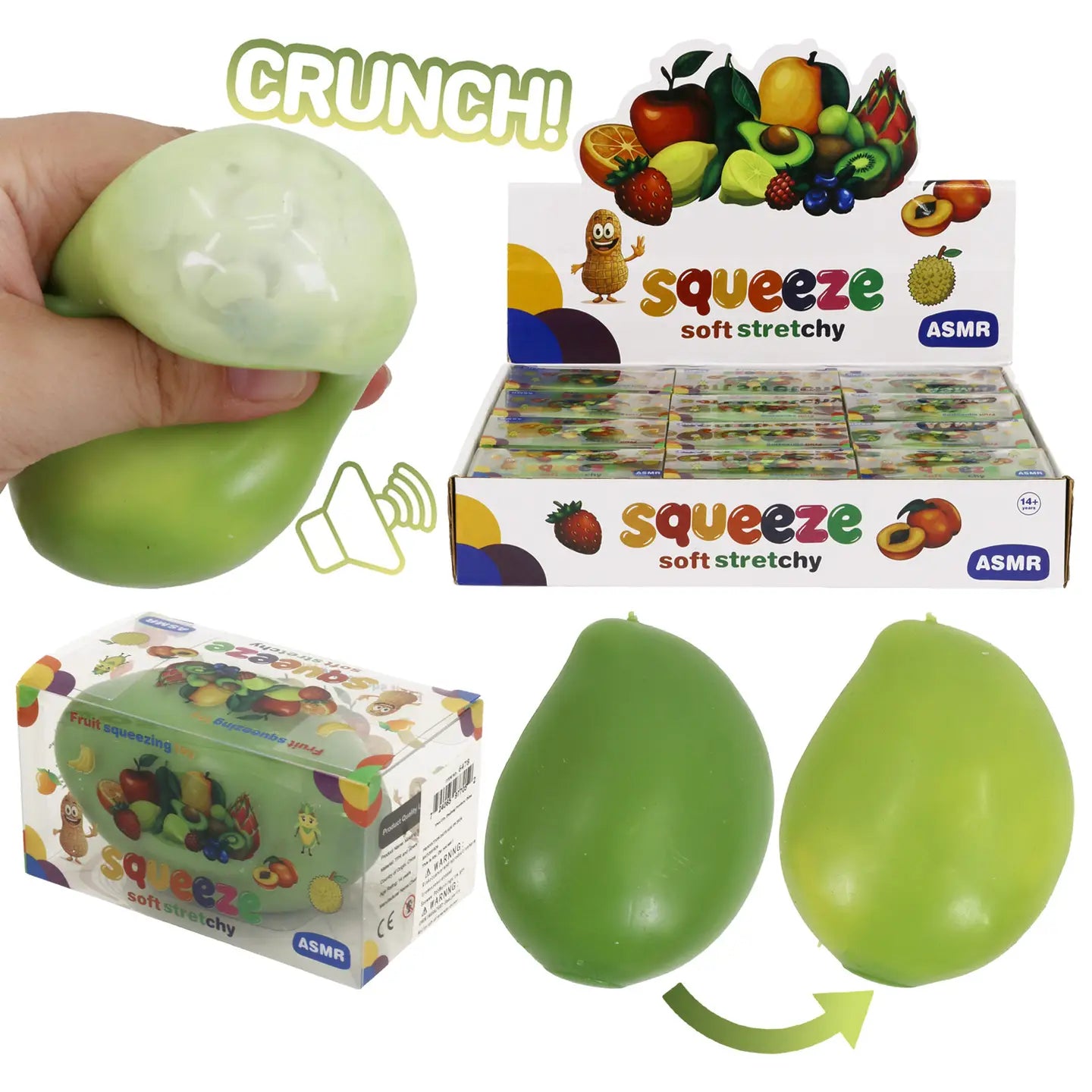 Color Changing Mango Crunchy Squishy