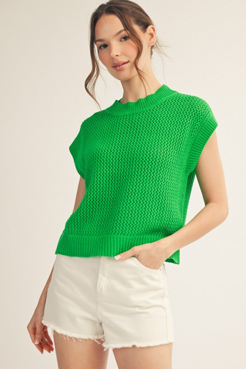 Drop Shoulder Lightweight Knit Sweater