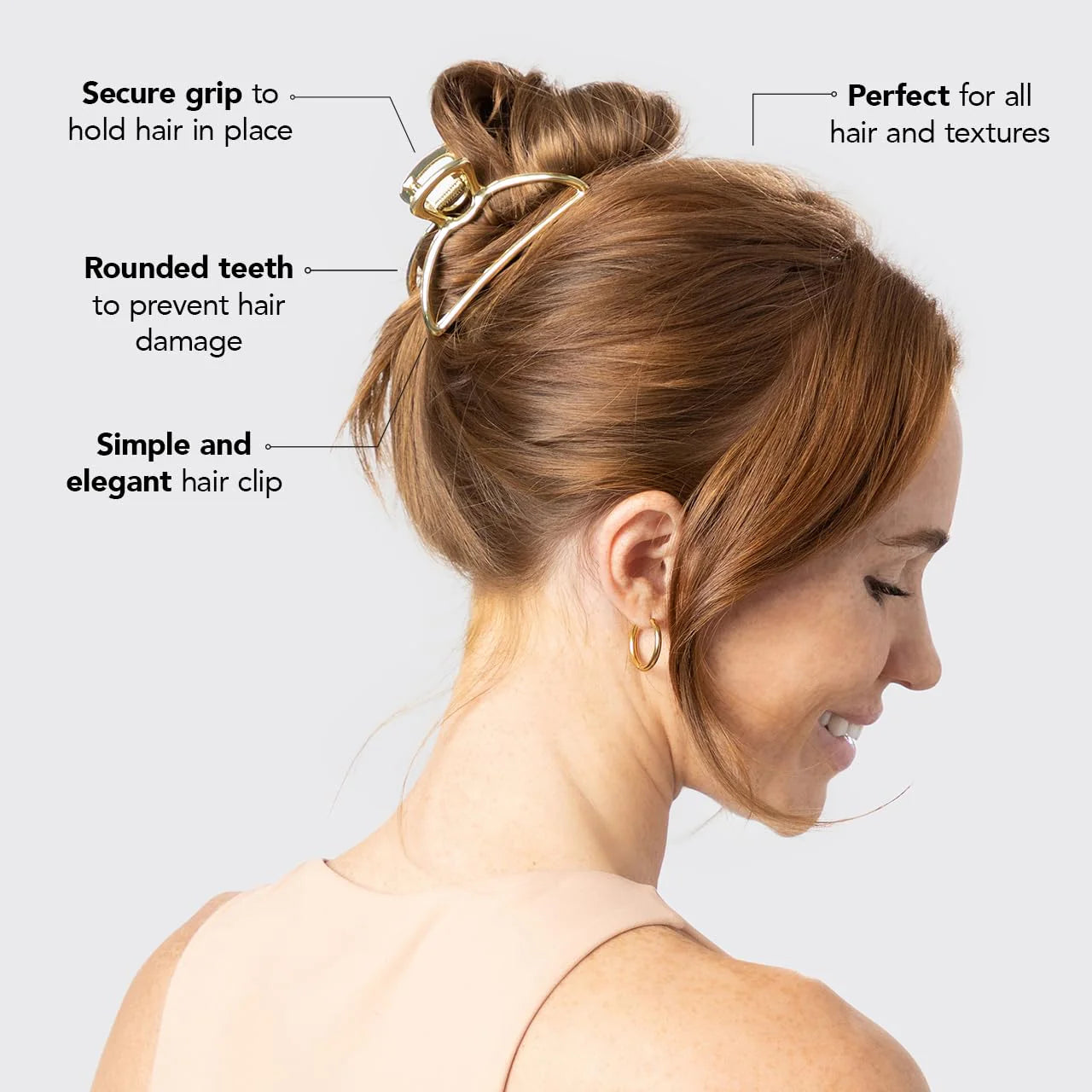 Open Shape Claw Clip