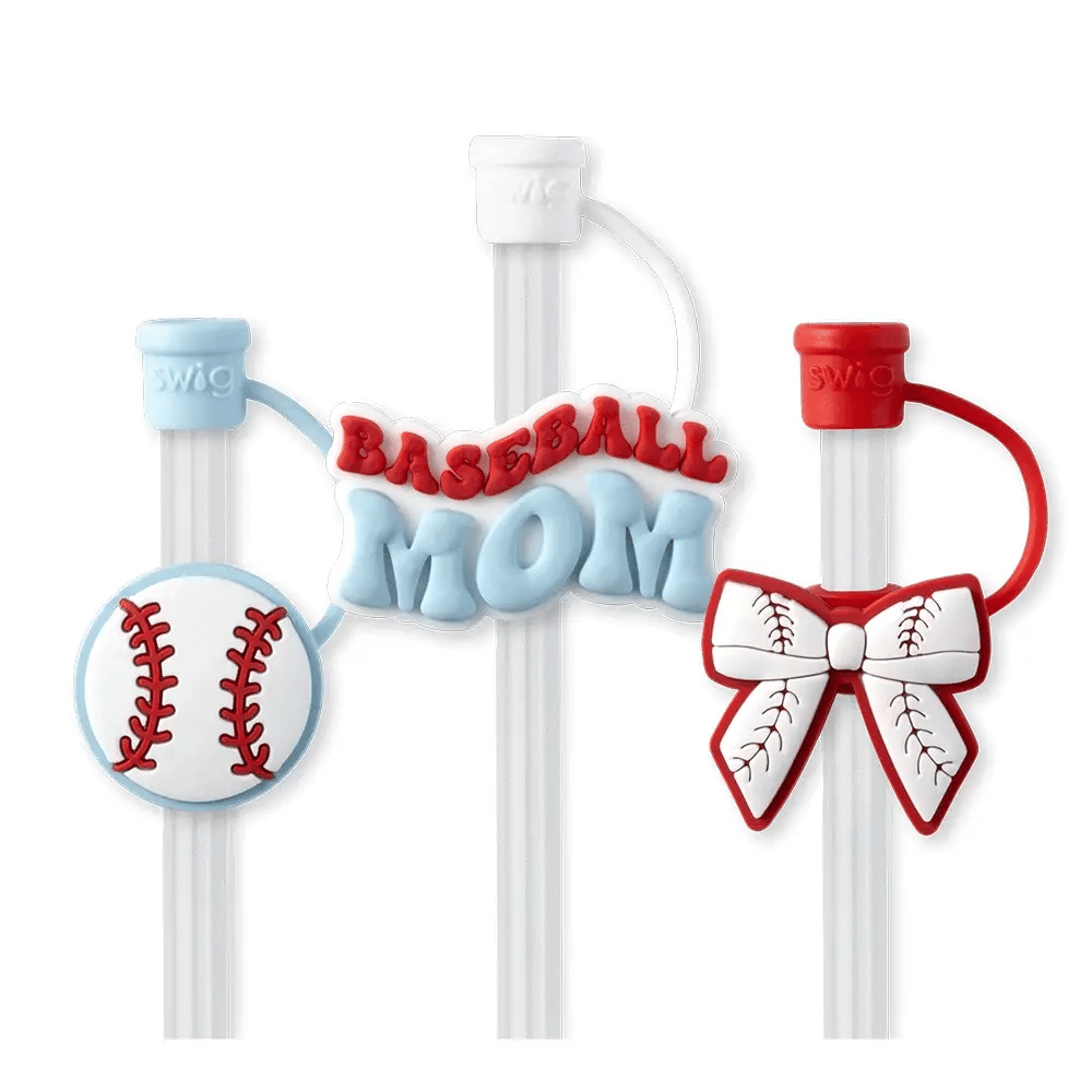 SWIG Home Run Straw Topper Set