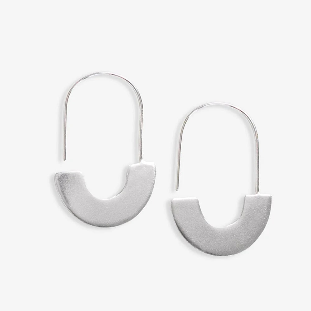 Maggie Half Circles Hoop Earrings