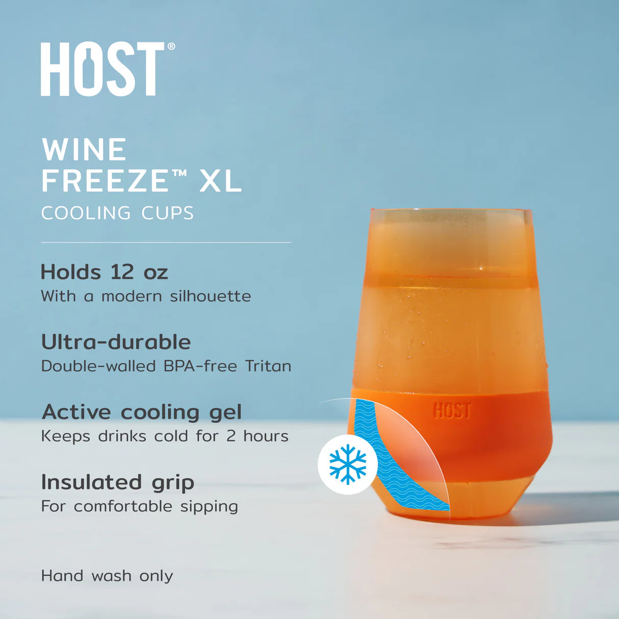 Wine FREEZE XL Cooling Cups