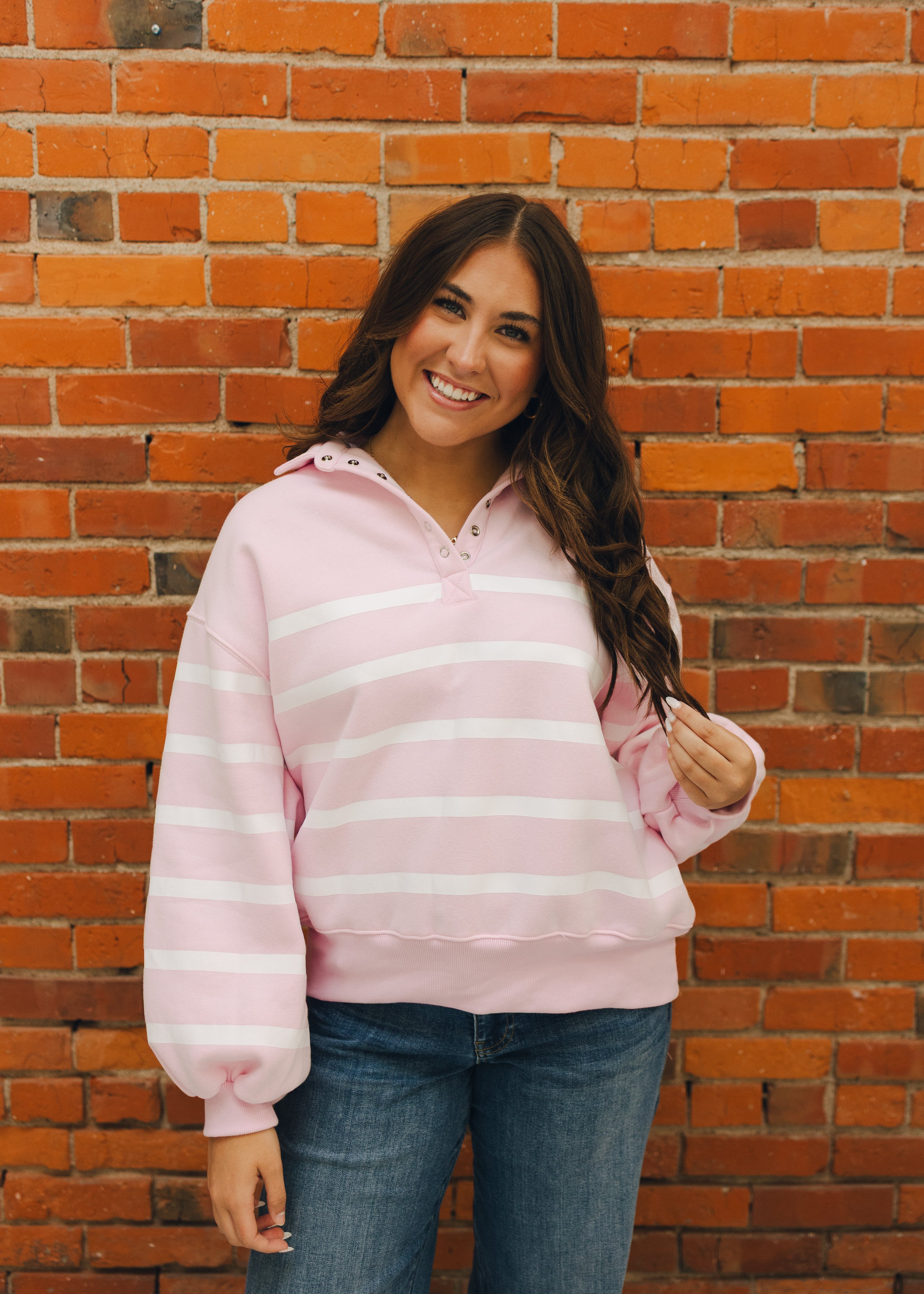 Addison Stripe Pullover