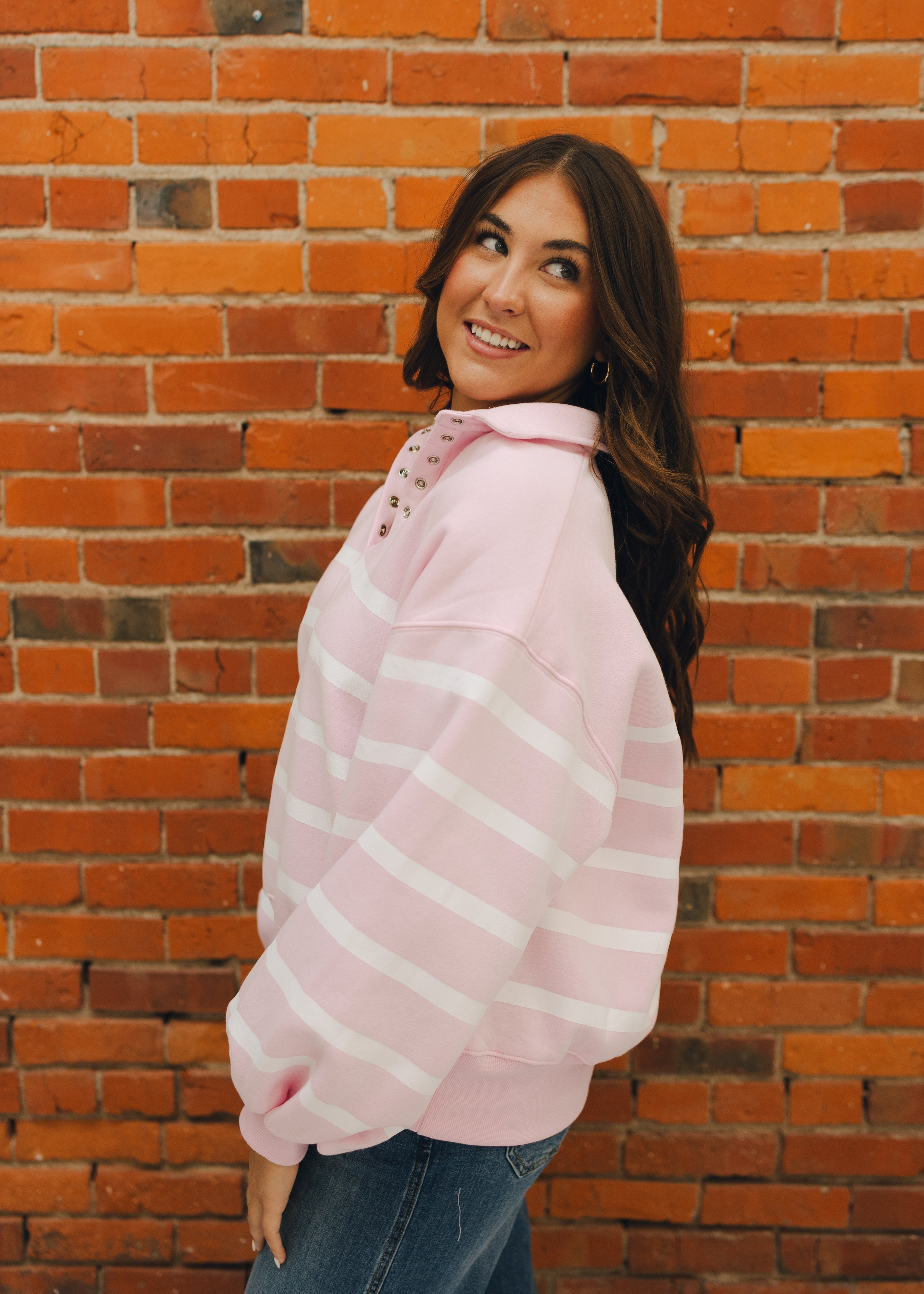 Addison Stripe Pullover