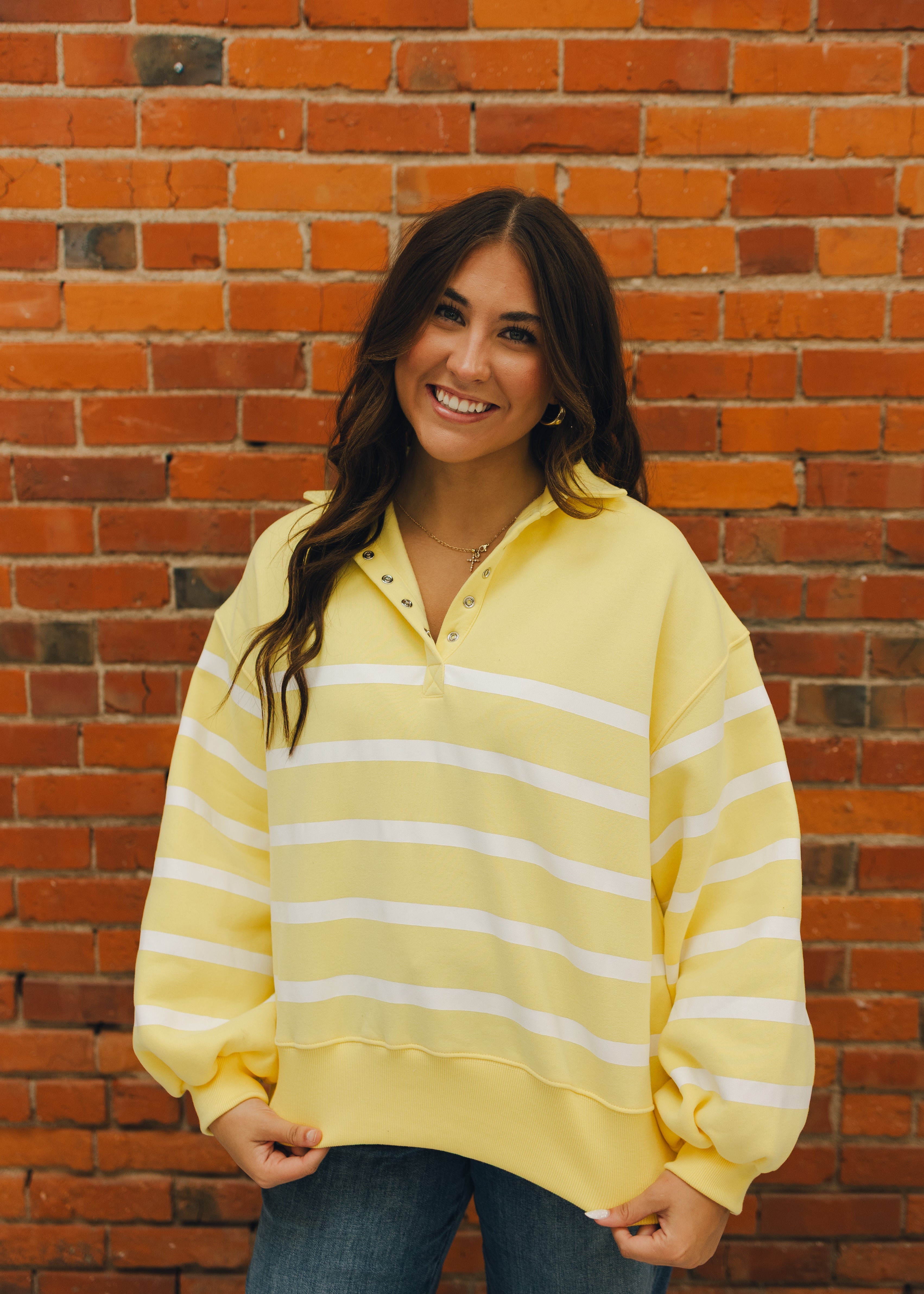 Addison Stripe Pullover