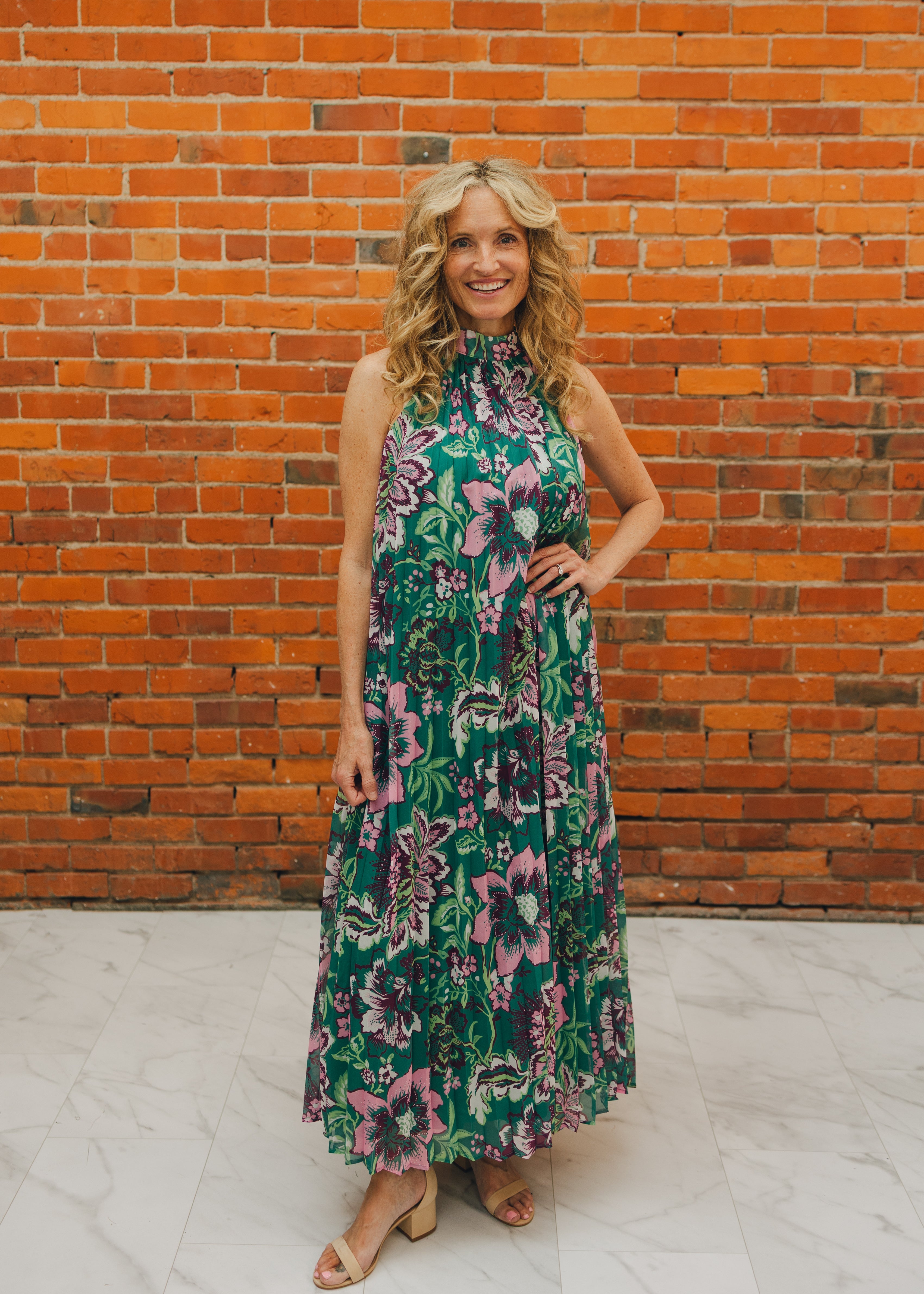 Floral Accordian Dress