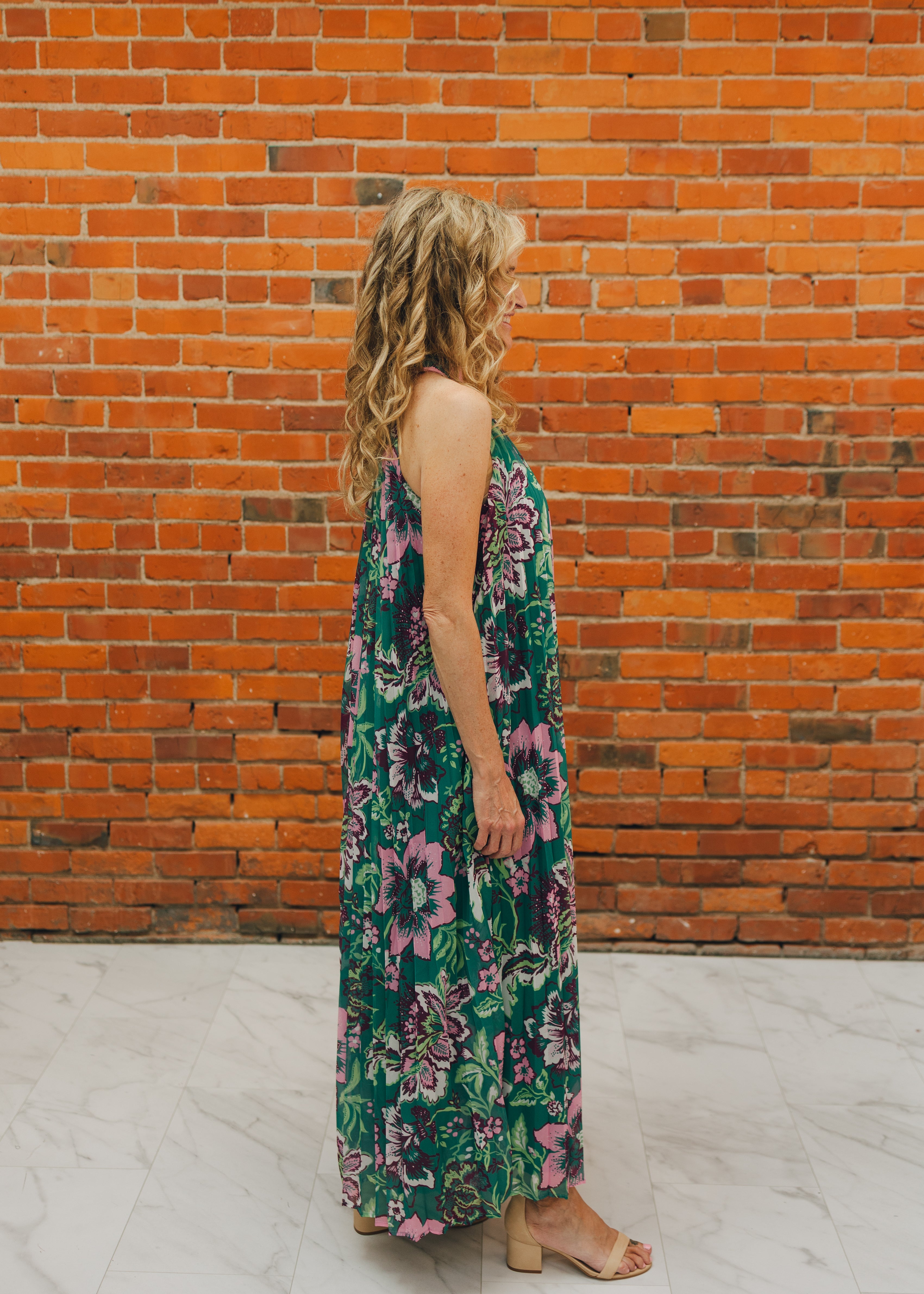Floral Accordian Dress