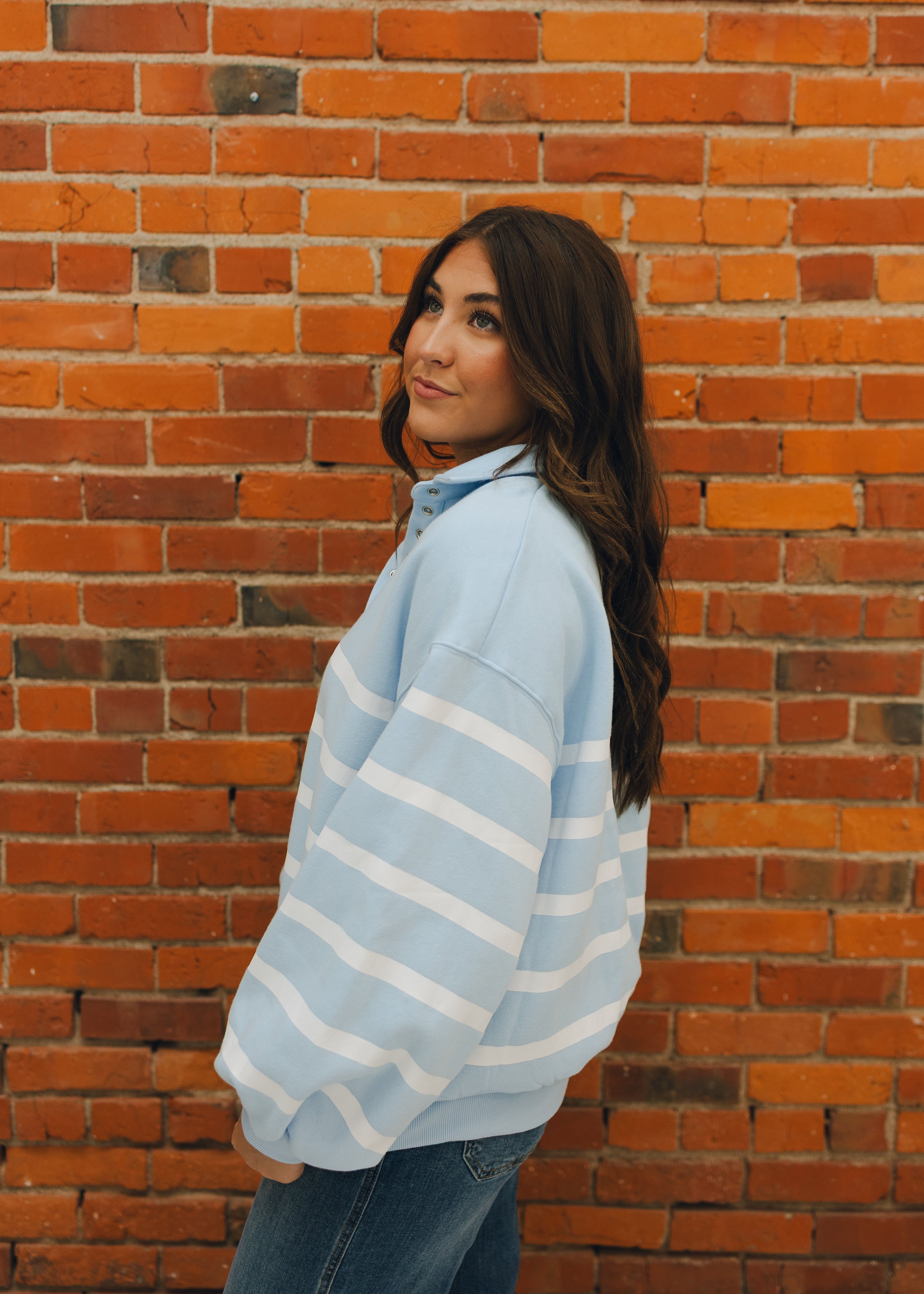 Addison Stripe Pullover