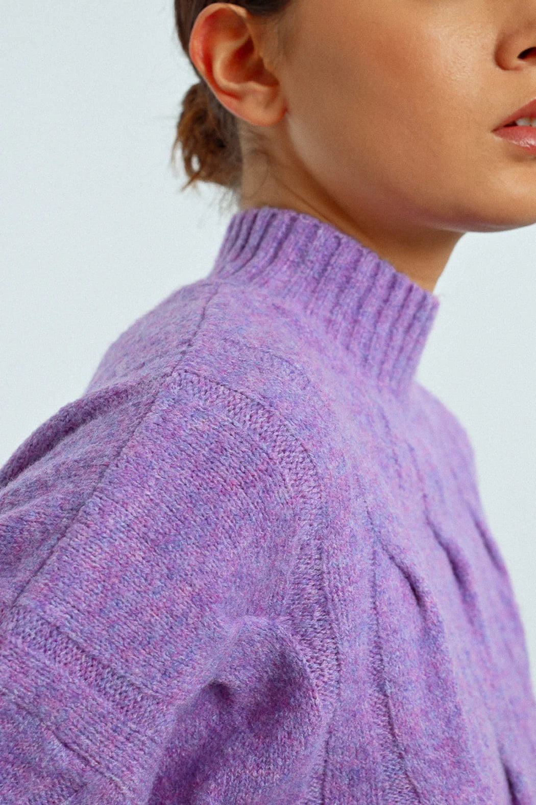 Molly Bracken Knitted Sweater - Purple