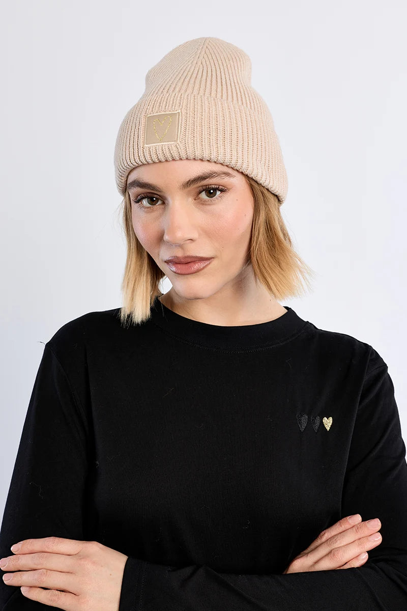 Molly Bracken Beige Stocking Hat
