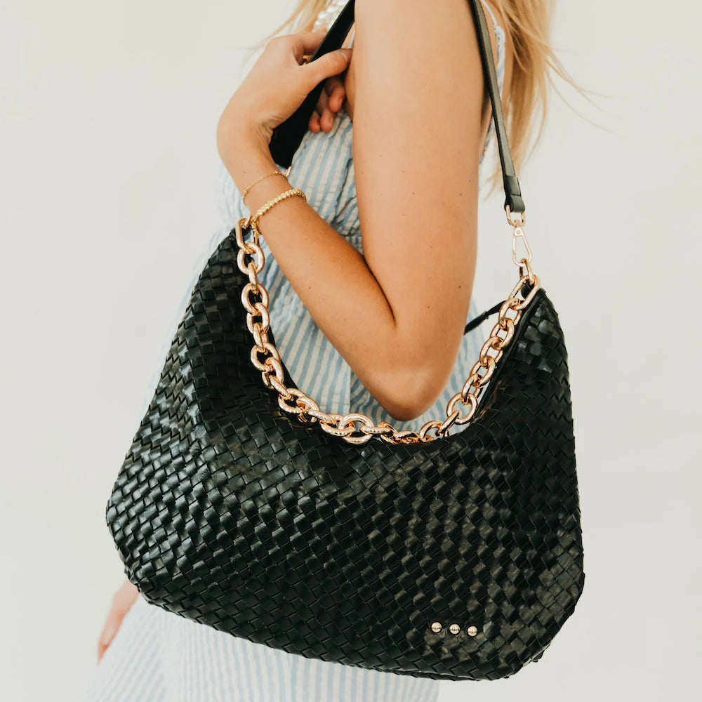 Sienna Slouchy Woven Shoulder Bag