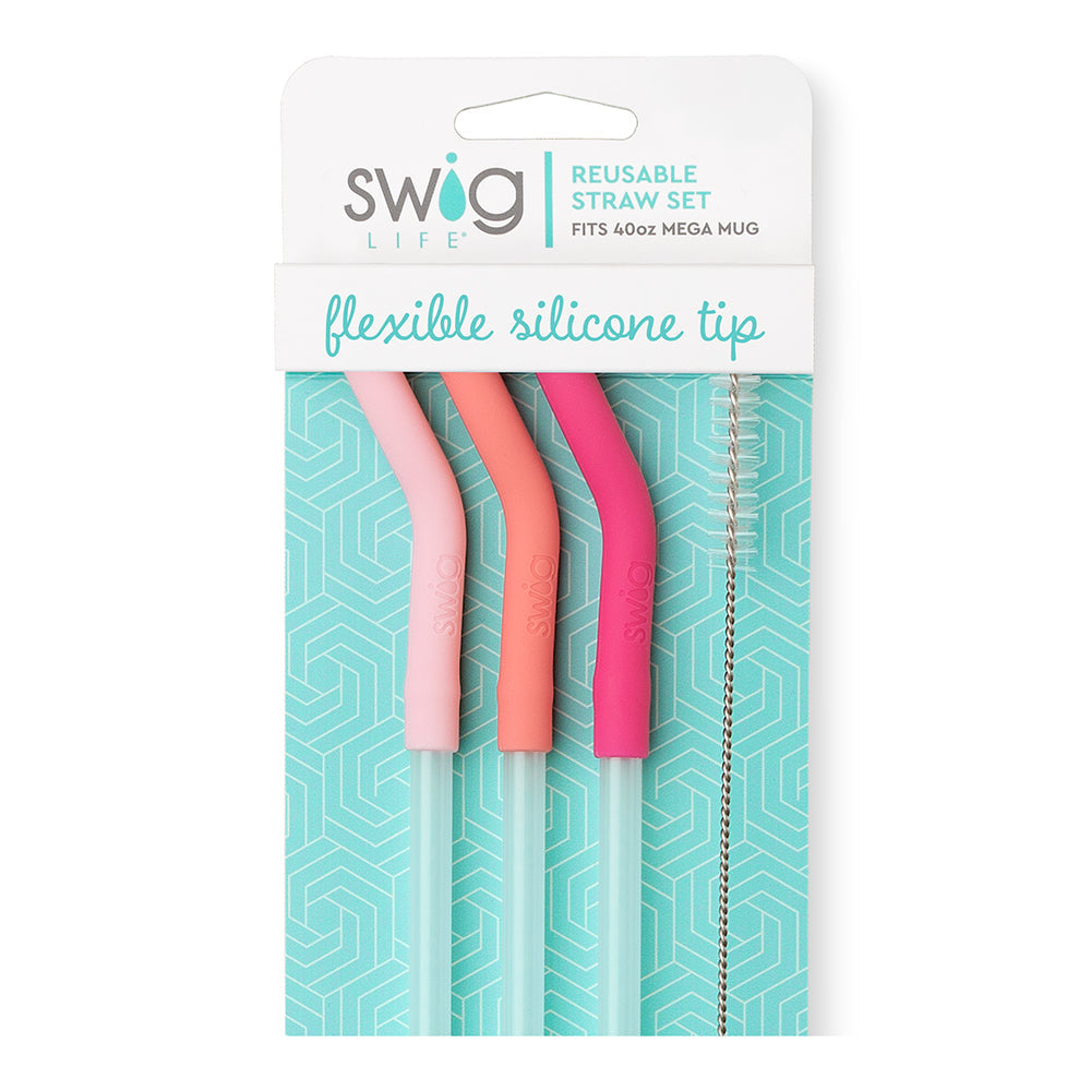 SWIG Mega Mug Straw Sets