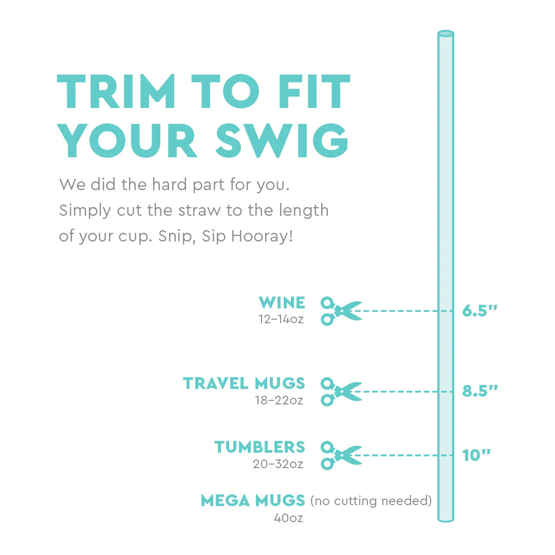 SWIG Pitch Hit Run Straw Topper Set