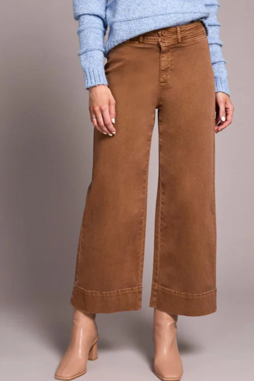 Tribal HR Fly Front Palazzo Jean