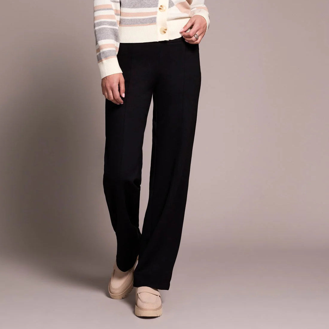 Tribal Pull On Pants W/ Pin Tucks