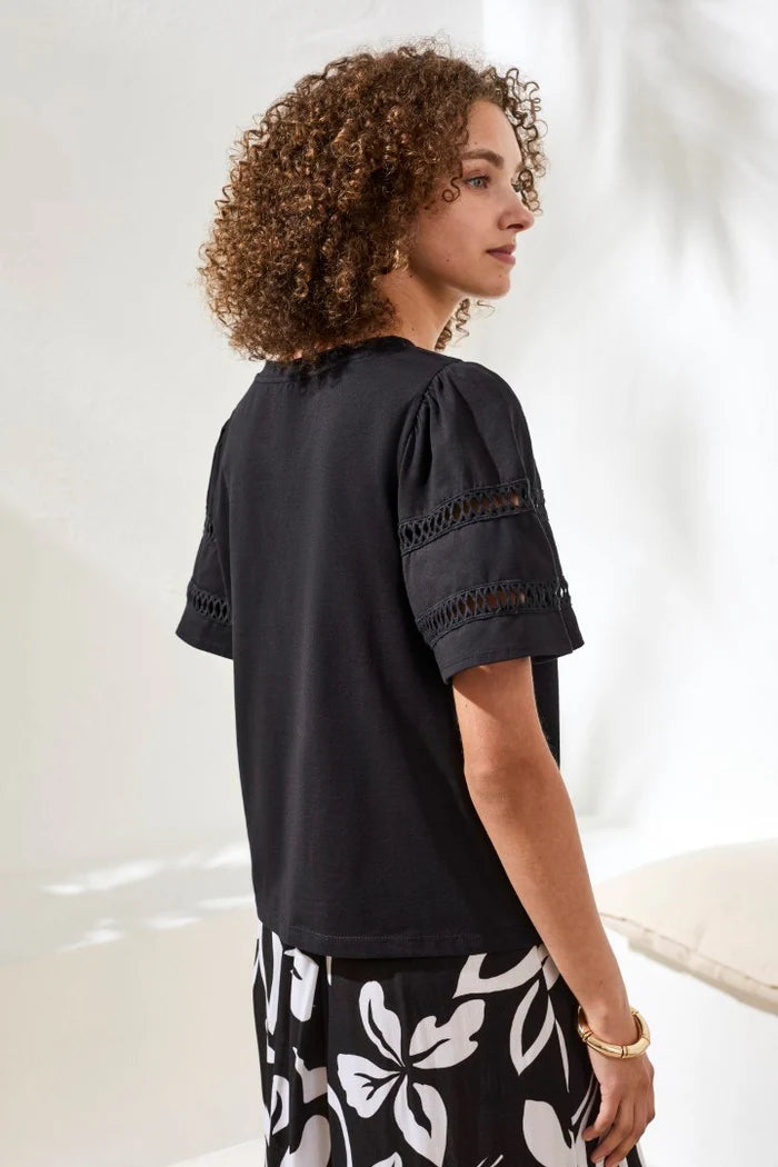 Tribal Flutter Sleeve Top