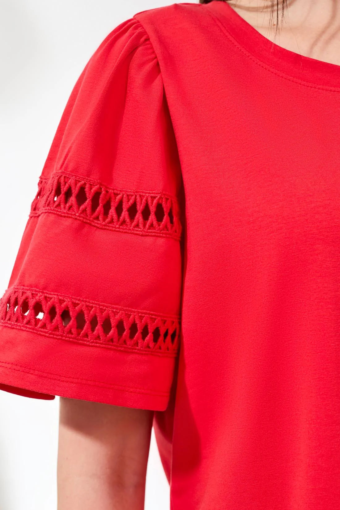 Tribal Flutter Sleeve Top